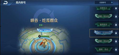 王者称号吃瓜群众怎么得,吃瓜群众如何洞察英雄称号背后的故事